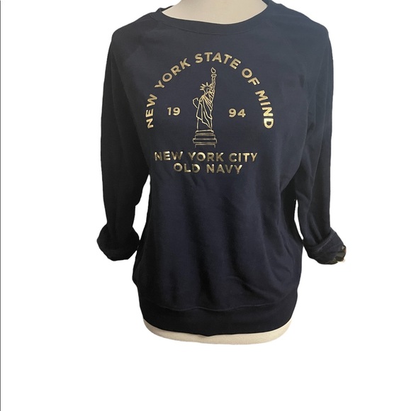 Old Navy sweat shirt NY State of Mind women’s M - Picture 5 of 6
